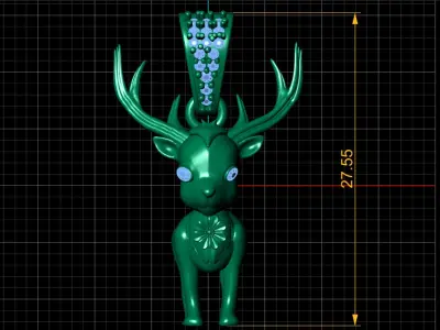 SNOOPY CATOON PENDANT 3D PRINTABLE MODEL  3D print model