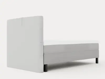 Lucky Continental Bed 120x200skum Low-poly 3D model
