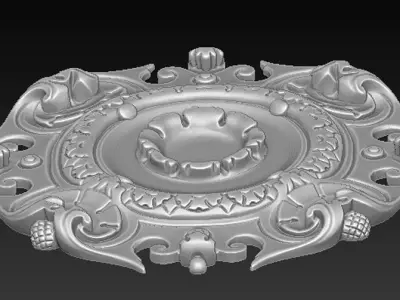 Ceiling Relief 4   3D model 3D print model