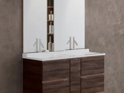 washbasin jacob delafon SOPRANO 3D model