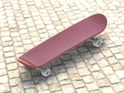 Skateboard Free 3D model shop