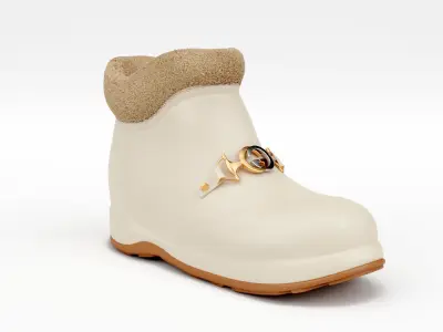 Ankle Boot with GG Horsebit  3D model