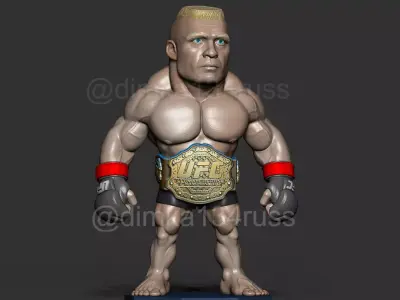 Brock Lesnar 3D print model