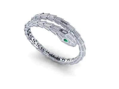 bvlgari bracelet 3D print model