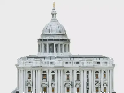 Great Pyramid of Khufu Egyptian Monument Model Low-poly 3D model