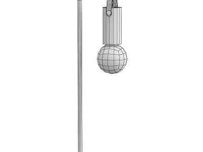 apricale-98284 table lamp with ball 3D model
