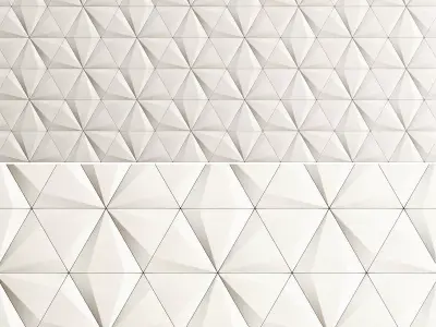 3d panel decoration low poly 3d model Low-poly 3D model