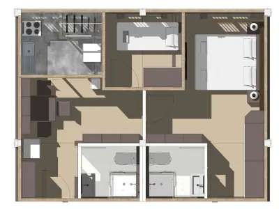 Apartment interior 3D model