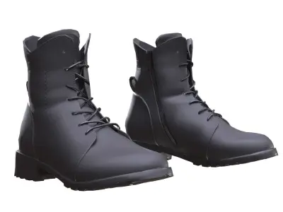 Boots 111 - All MH Bodies - UE5 Skeletons - Rigged Low-poly 3D model