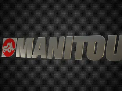 manitou logo 3D model
