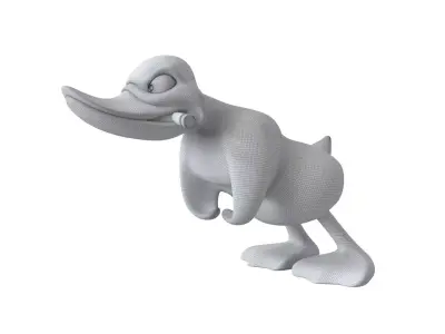 Death Proof Duck on feet 3D print model