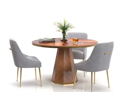 Dining set 04 3D model