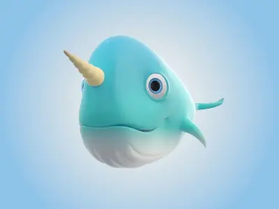 Narwhal 3D model