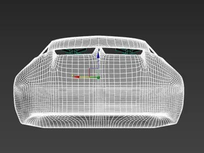 maybah 6 car Low-poly 3D model