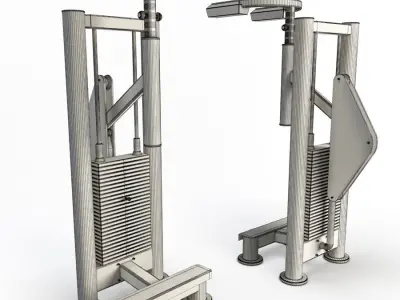 Gym Standing Calf Raise 3D model