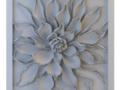 3D Wall Sculptures 02 3D model