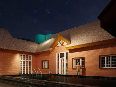 chalet  3D model