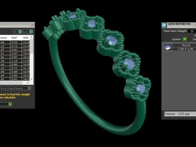  ring code 380 3D print model