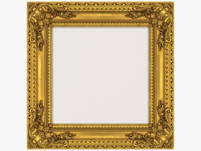 Frame picture gold v5 3D model