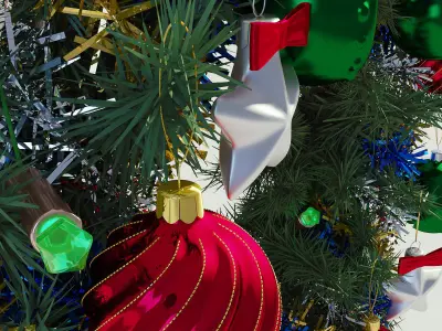 Christmas Wreath 3D model