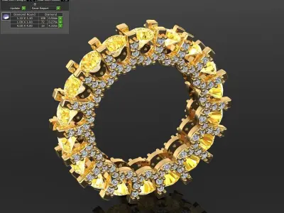 Band Ring 3D print model