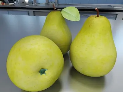 Pear High Resolution 3D model