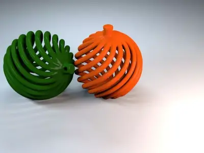 3D Printable Christmas Ornaments 3D print model