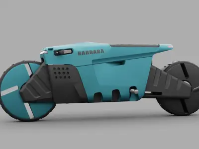 E-BIKE 2 RIGGED 3D model