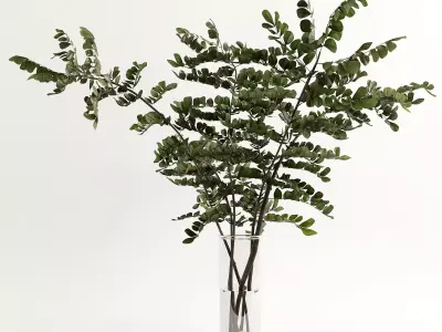 Branches in a vase 003 3D model
