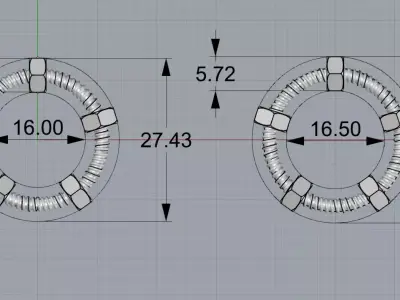 Ring Bolt  3D print model