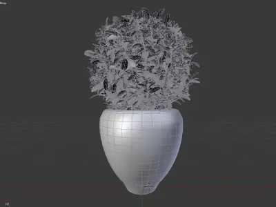 Plants modern 3d 3D model Free 3D model