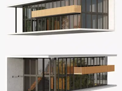 Modern Villa 3D model shop