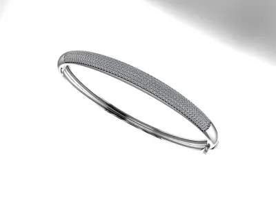 Diamonds Jewelry Bracelet 3D print model