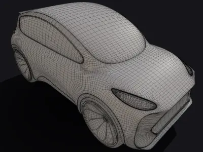 Toy car 3D model