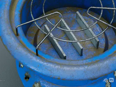 Old Stove Free 3D model