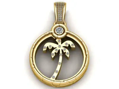  Palm Tree Pendanl Luxury 3D Printable Model 3D print model