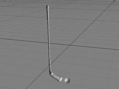 Sport Equipment - Golf 3D model