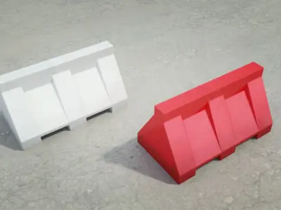 This Race Track Construction Kit - Add-on Pack B Low-poly 3D model