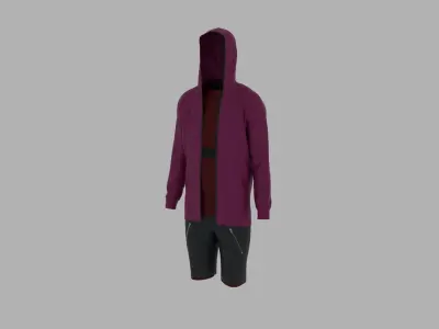 Sport Suit Low-poly 3D model 49