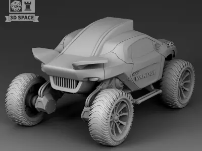 Futuristic Cars - Vandul 3D print model