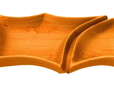 3D model plate STL file for cncmachnie 3D model