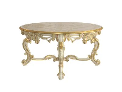 Victorian center table by Modenese 3D model
