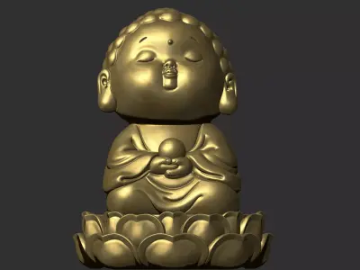 baby buddha 3D print model