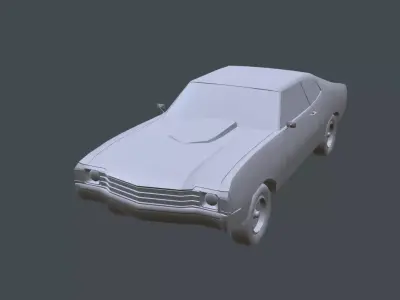 Chevrolet impala Low-poly 3D model