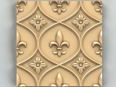 Wall panel 024 3D model