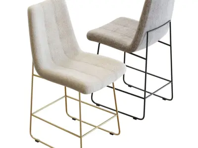 Crate and Barrel Naomi Counter Stool 3D model