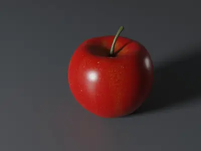 Apple Red 3D model