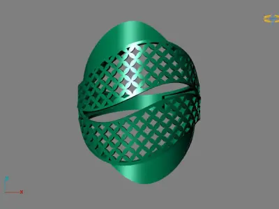 Fancy Womens Rings Plain Rings Ready STL 3DM Models Rings 3D print model 40