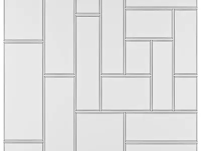 Wall Panel 3d model Low-poly 3D model 3
