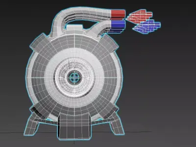 Spherical 3-Gear Tesla Turbine - Concept 3D print model